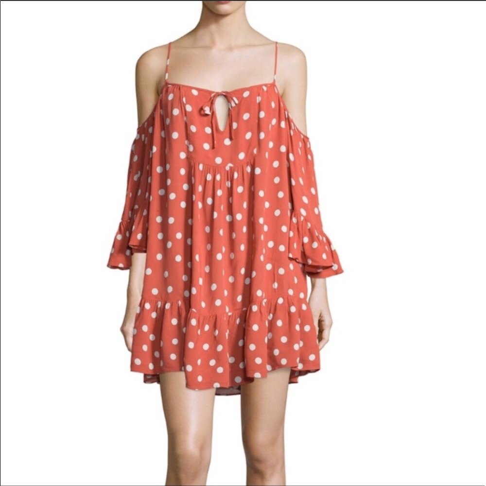Tularosa Polka Dot Print Dress